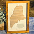 Maine Shiplap Wood Sign with Anthony Bourdain Quote